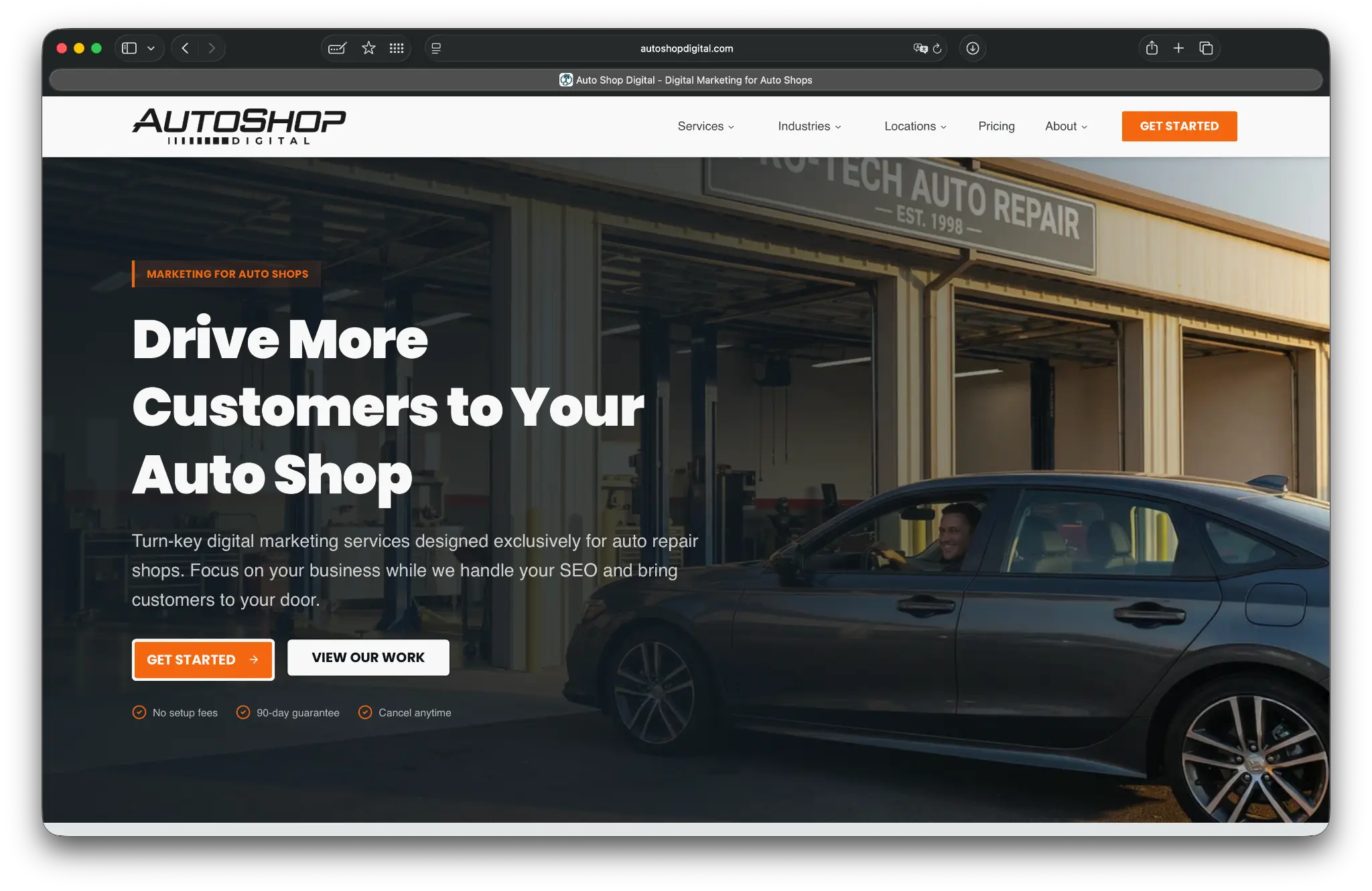 AutoShop Digital website
